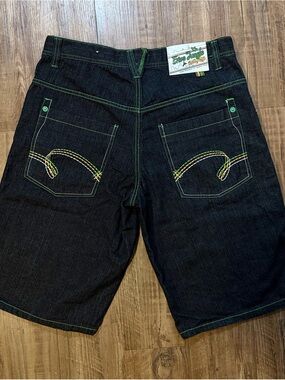 Vintage Y2k 5ive jungle baggy denim shorts